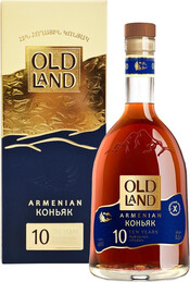 

Коньяк Old Land 10 Years Old в подарочной коробке 40% 0,5 л
