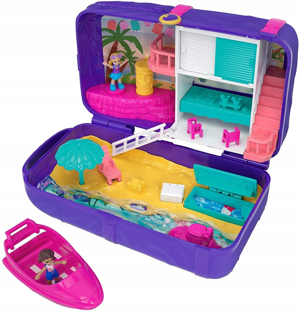 Игровой набор Polly Pocket пляжный рюкзак с лодкой FRY40 3599₽