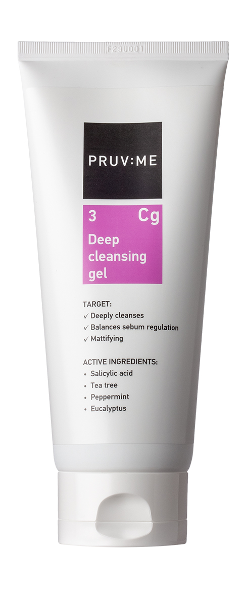 фото Глубоко очищающий гель для умывания pruv:me cg 3 deep cleansing gel