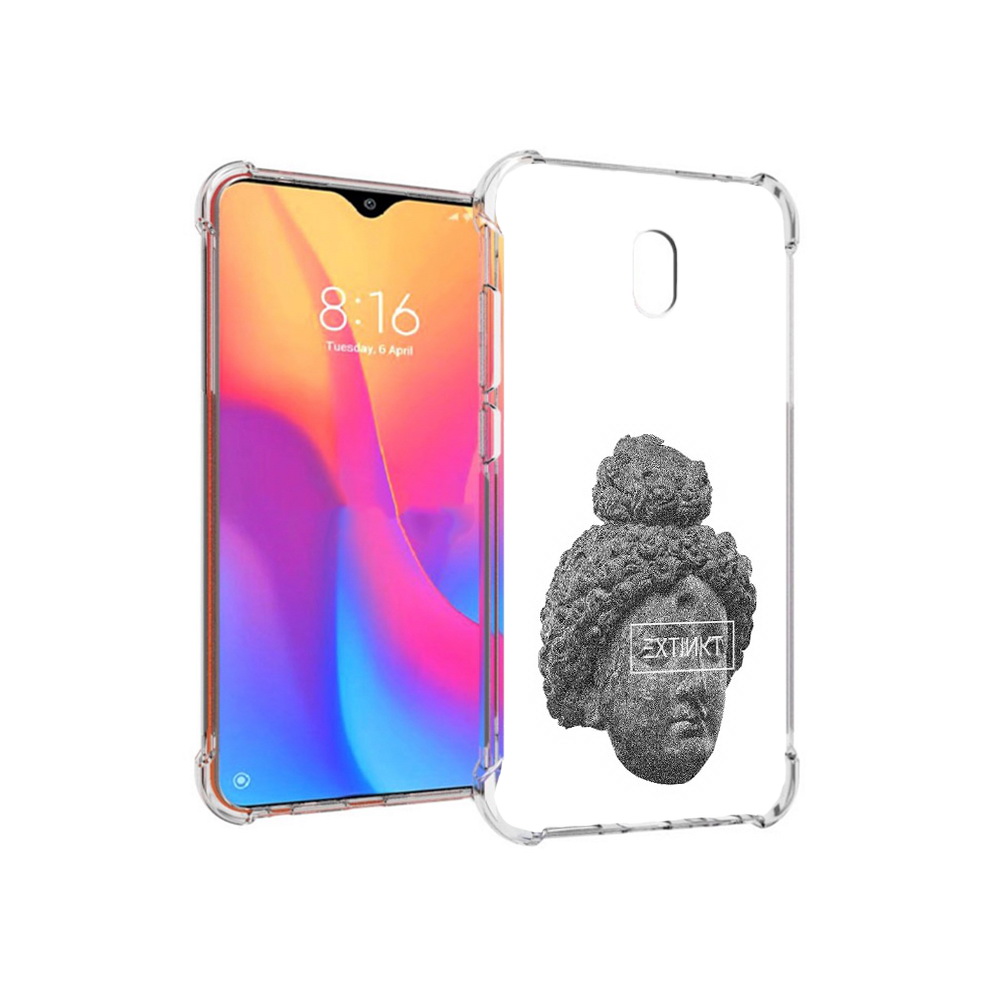

Чехол MyPads Tocco для Xiaomi Redmi 8A каменное лицо девушки (PT138948.272.383), Прозрачный, Tocco