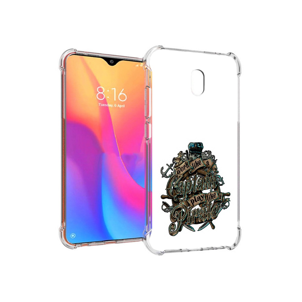 

Чехол MyPads Tocco для Xiaomi Redmi 8A капитан пиратов (PT138948.272.385), Прозрачный, Tocco