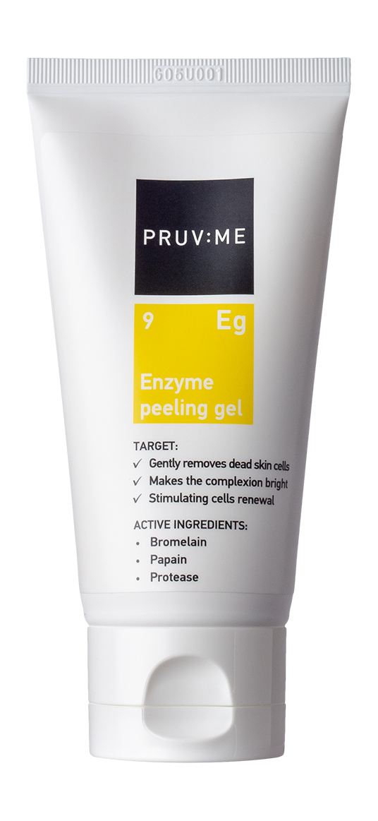 фото Энзимный пилинг-гель pruv:me eg 9 enzyme peeling gel для мягкого очищения лица