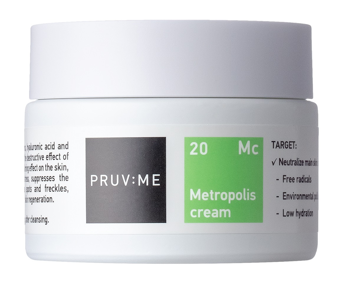 фото Витаминный крем для лица pruv:me mc 20 metropolis cream