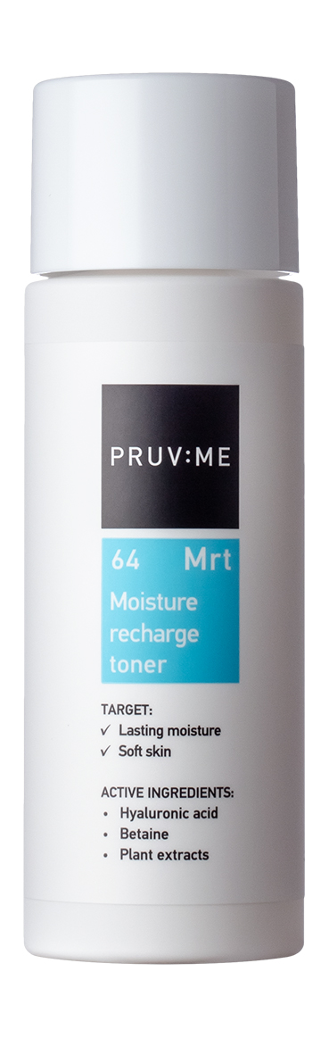 

Тоник для лица PRUV:ME Mrt 64 Moisture Recharge Toner восстанавливающий гидробаланс