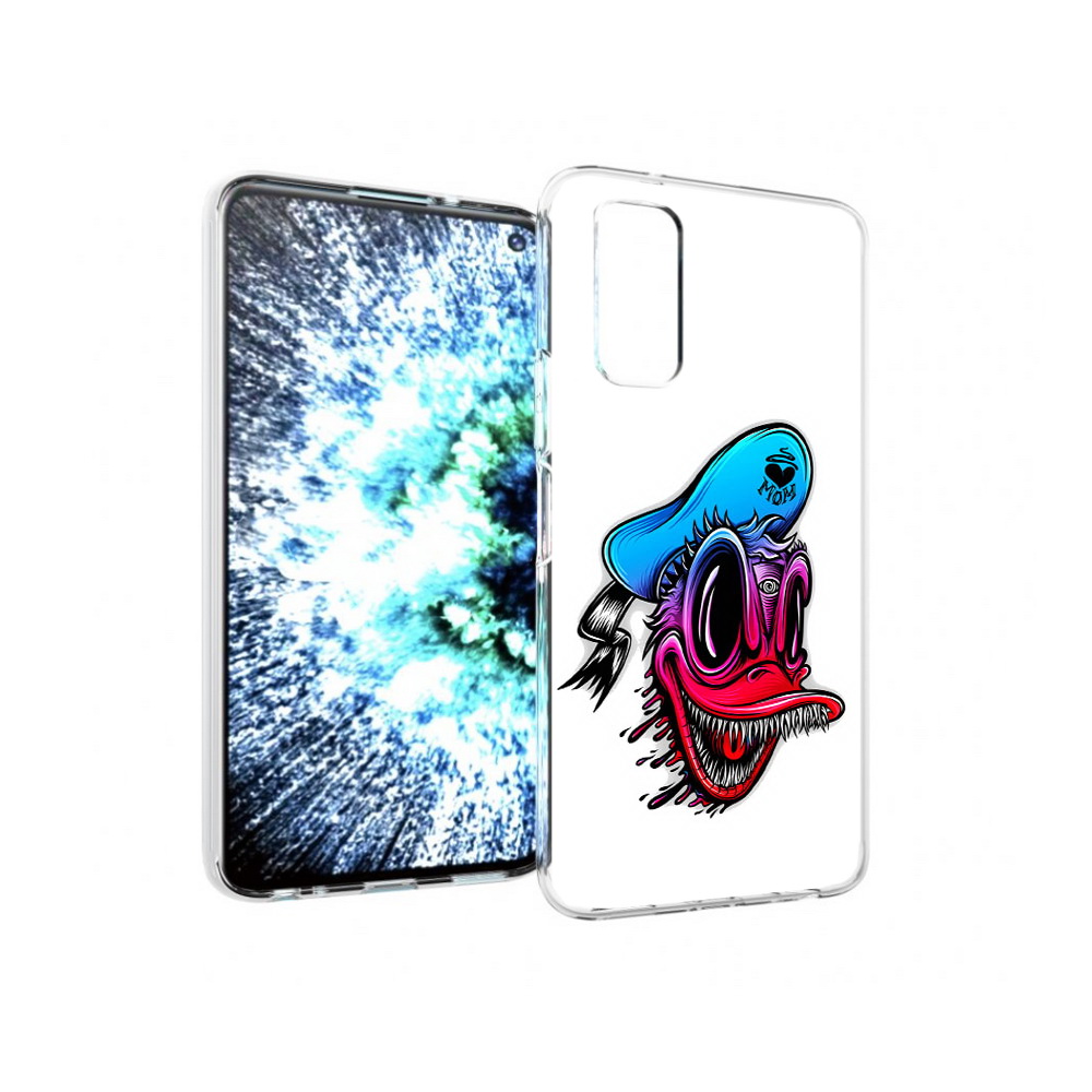 

Чехол MyPads Tocco для Vivo IQOO Neo 3 Дональд (PT157205.400.71), Прозрачный, Tocco