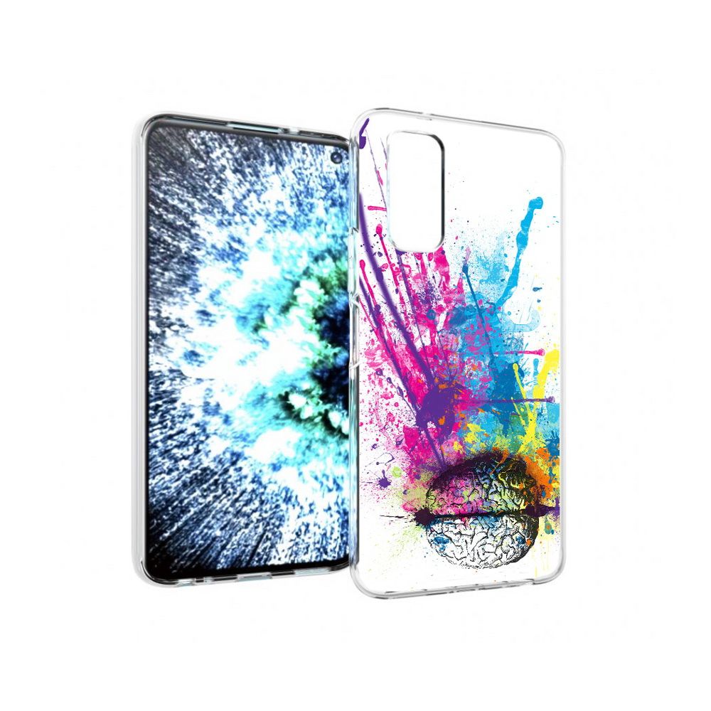 

Чехол MyPads Tocco для Vivo IQOO Neo 3 яркий красочный мозг (PT157205.400.710), Прозрачный, Tocco
