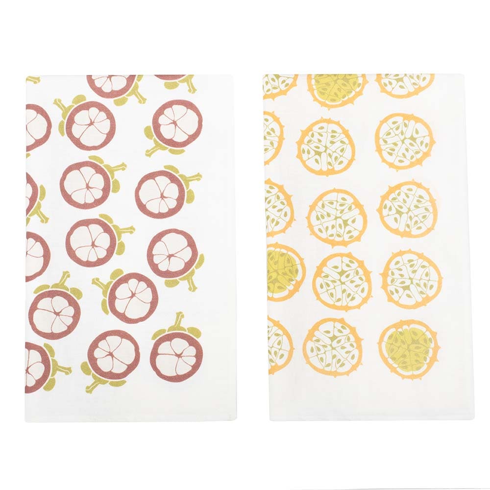 

Набор полотенец столовых BELLEHOME "Mangosteen/Kiwano", 40х70 см, 50% хлопок, 50% лен, Белый