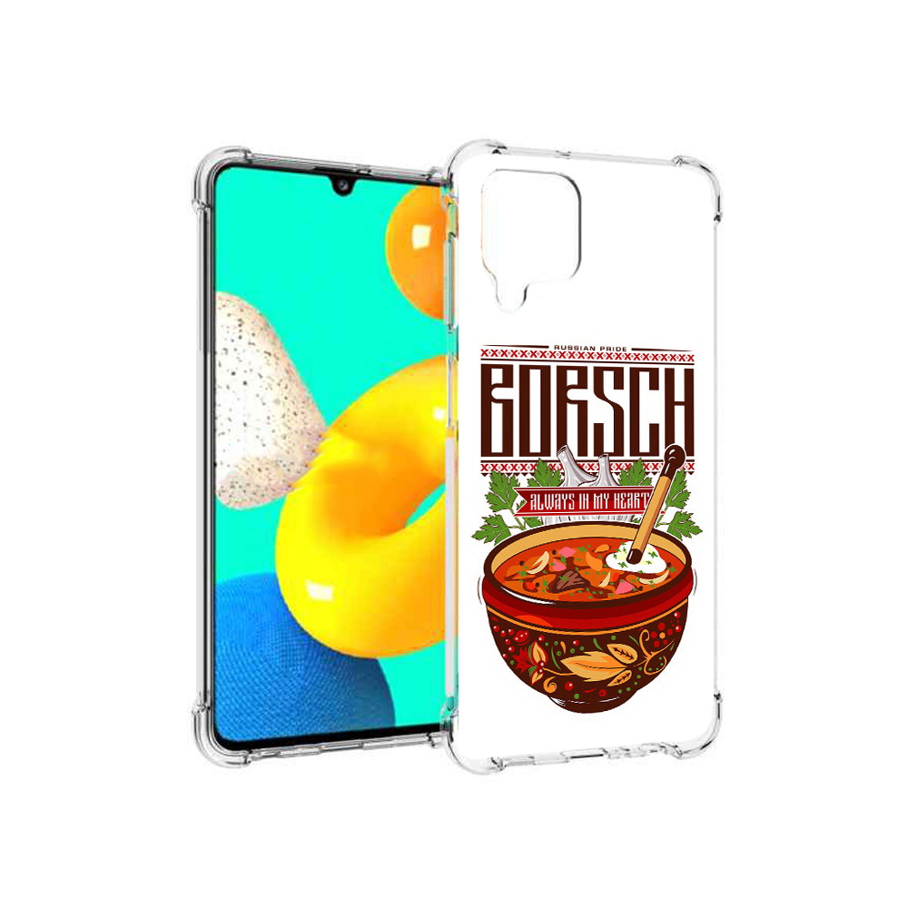 

Чехол MyPads Tocco для Samsung Galaxy M22 русский борщ (PT226931.524.589), Прозрачный, Tocco
