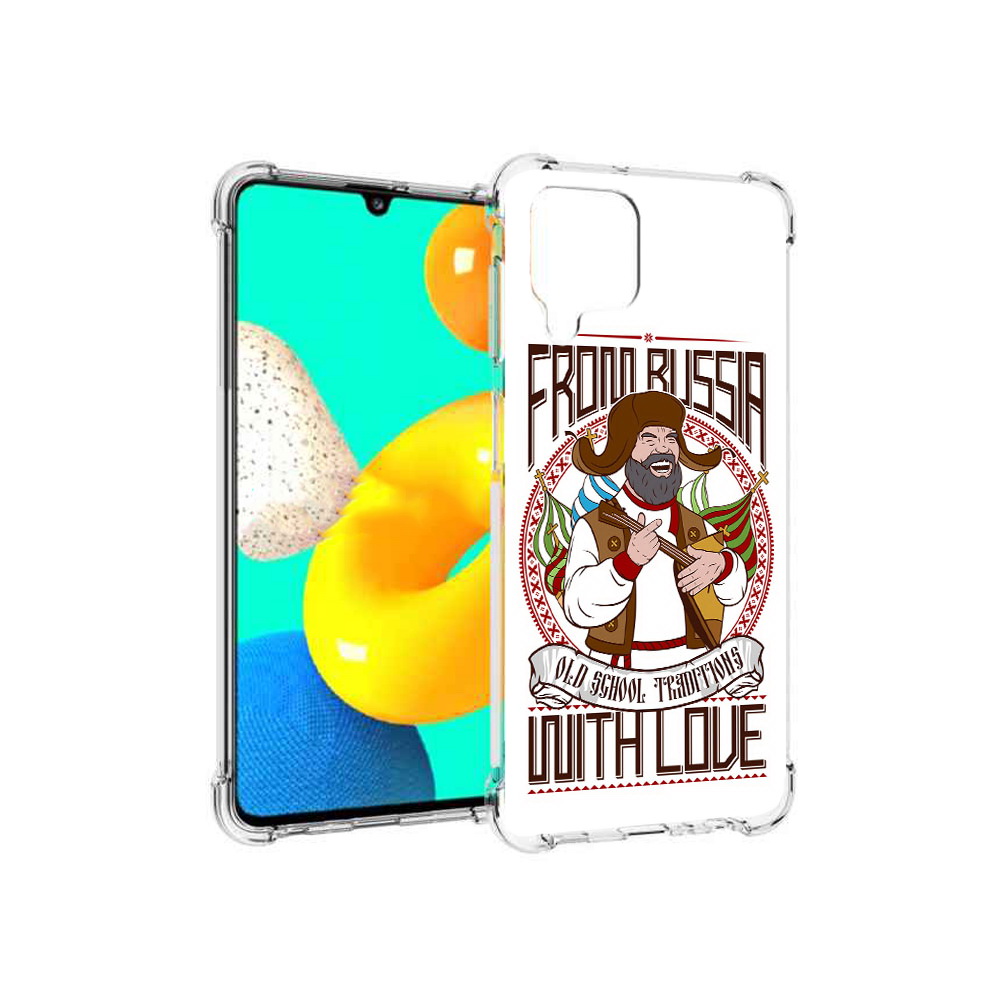

Чехол MyPads Tocco для Samsung Galaxy M22 русский мужчина (PT226931.524.590), Прозрачный, Tocco