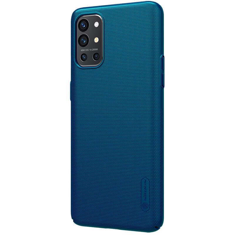 фото Накладка nillkin super frosted shield для oneplus 9r (синий)