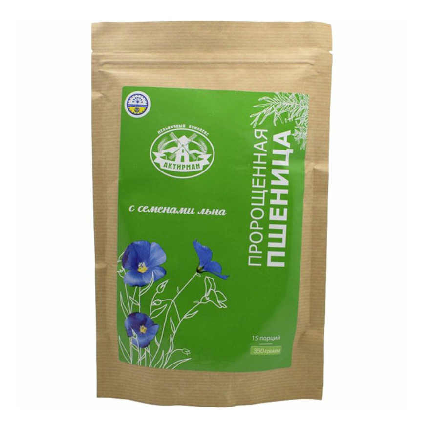 

Пшеница пророщенная Актирман с семенами льна 350 г