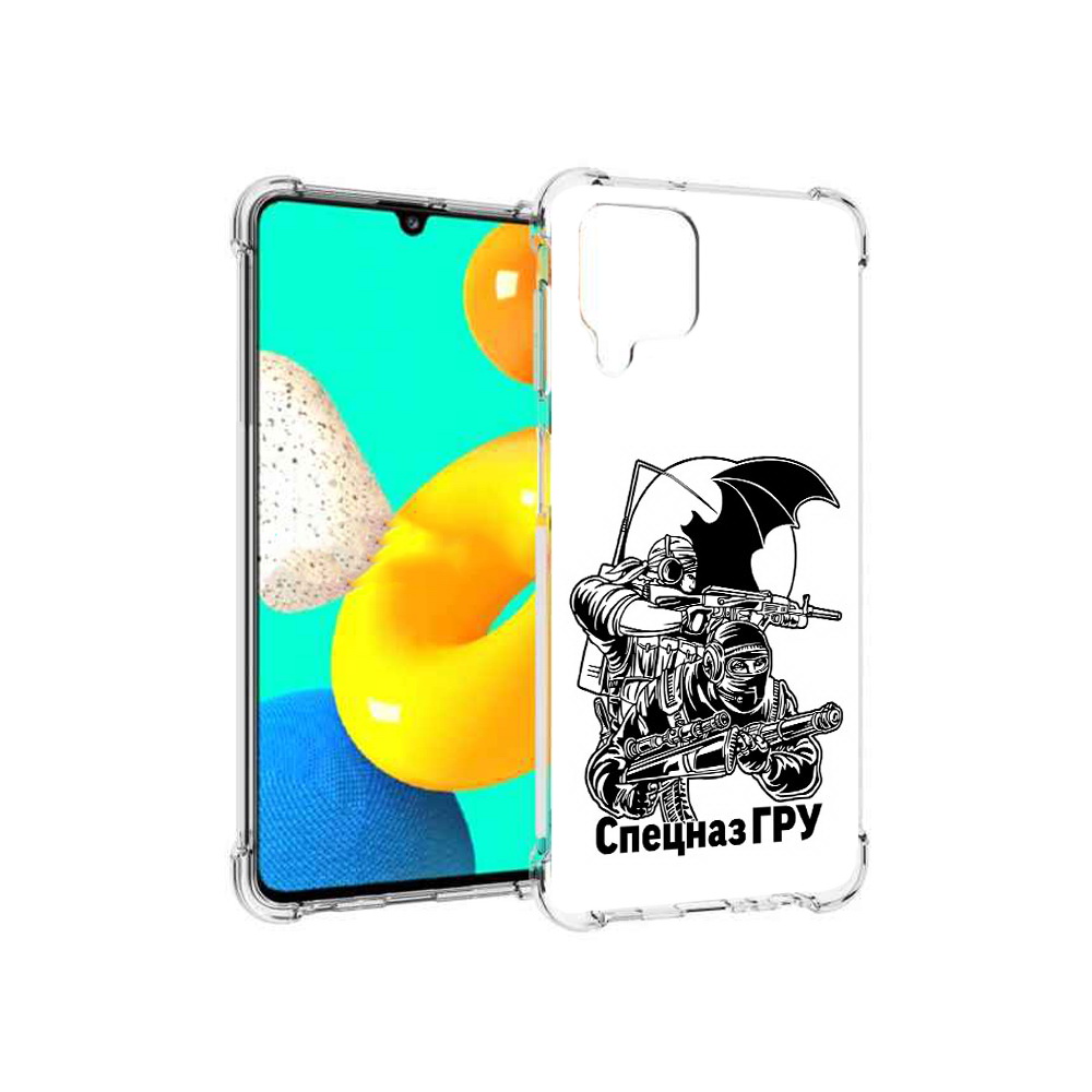 

Чехол MyPads Tocco для Samsung Galaxy M22 спецназ гру (PT226931.524.618), Прозрачный, Tocco