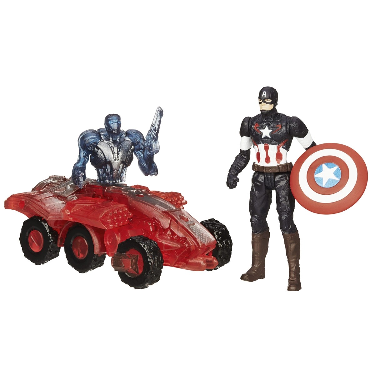 Мини-фигурка Avengers Captain America, с аксессуарами фигурка hasbro люк скайуокер звездные войны star wars подвижная с аксессуарами 14 5 см