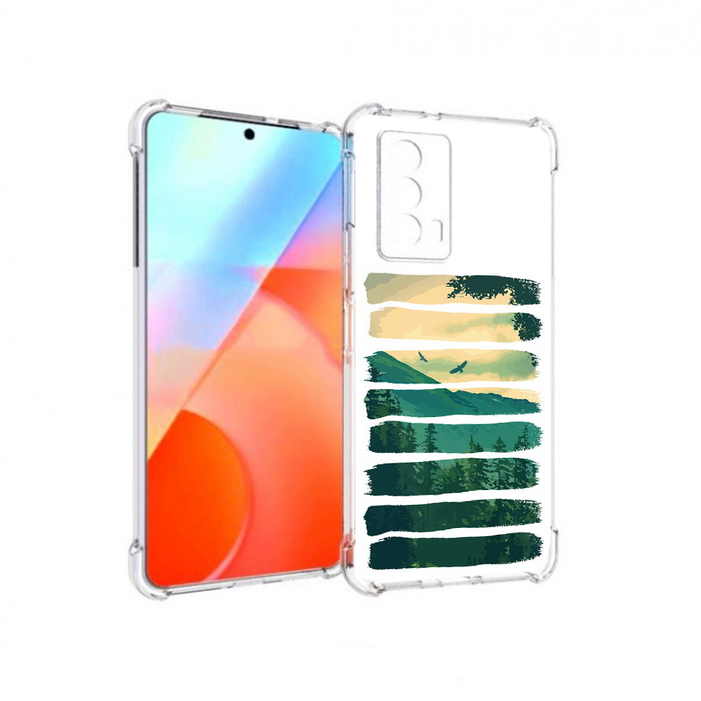 

Чехол MyPads Tocco для Vivo iQOO Z5 Лесная чаща (PT226980.401.107), Прозрачный, Tocco