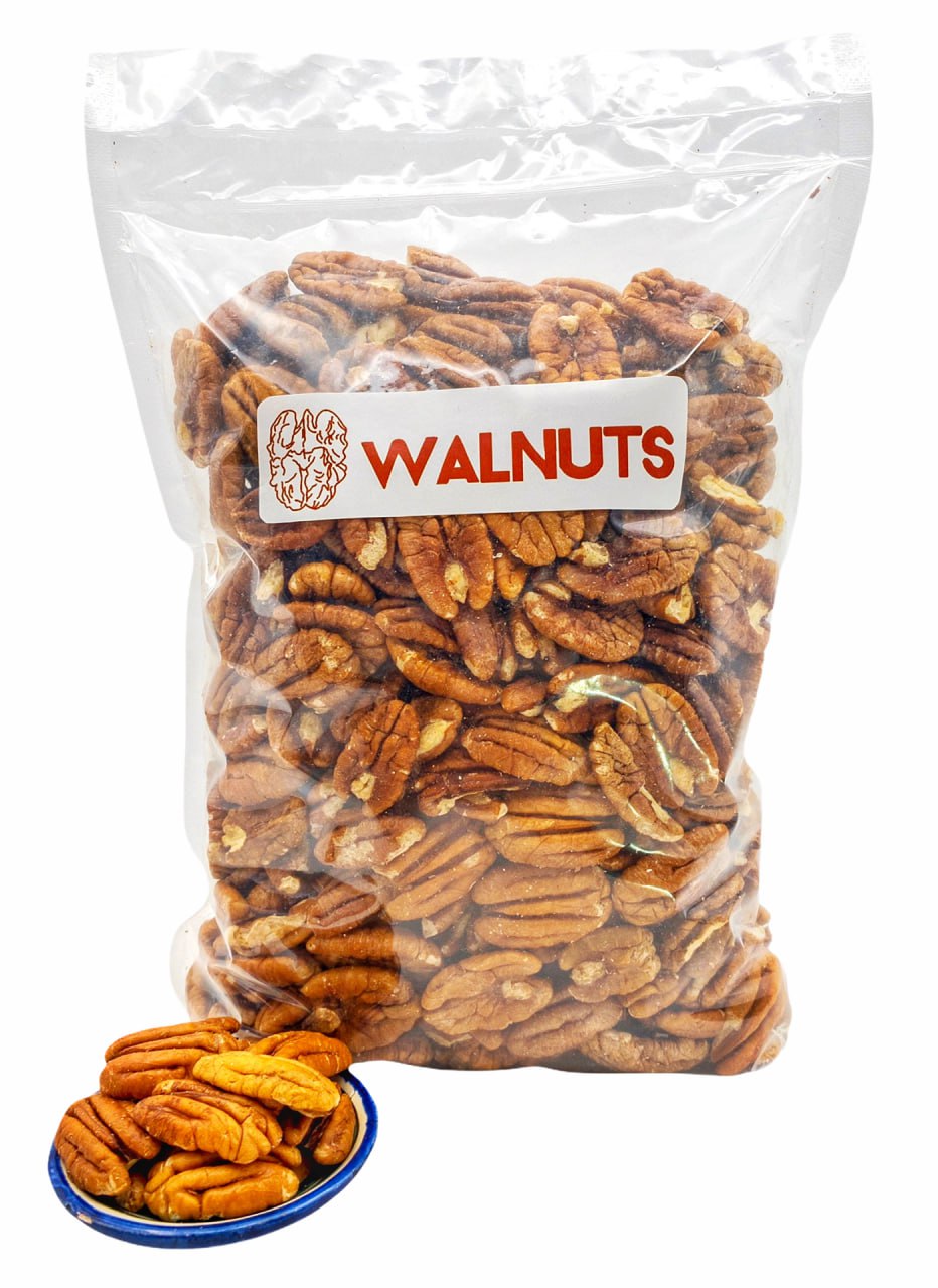 Пекан Walnuts орехи очищенные бабочки, свежий орех без горечи отборный, 500 г