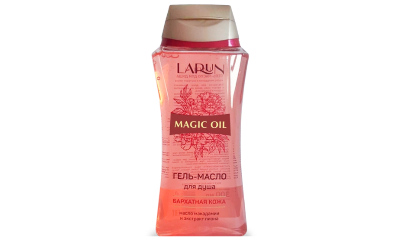 Купить Гель для душа LARUN с маслом макадамии и экстрактом пиона 300 мл., Magic Oil