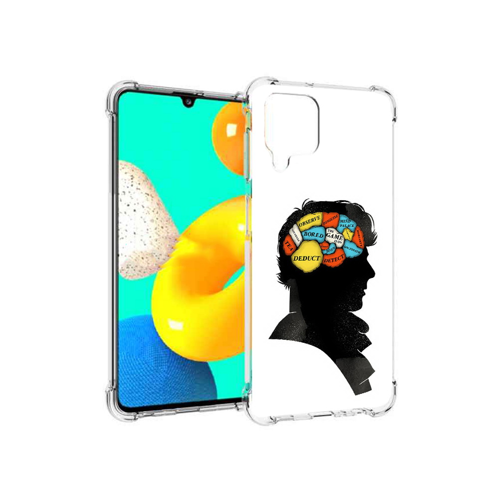 

Чехол MyPads Tocco для Samsung Galaxy M22 темный рисунок (PT226931.524.640), Прозрачный, Tocco