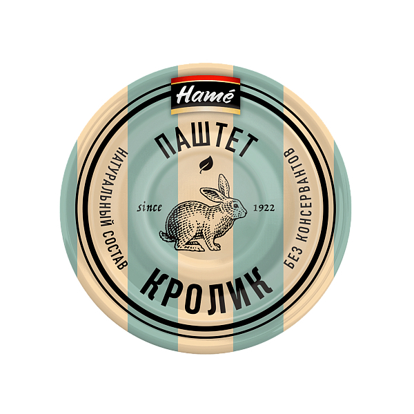 

Паштет Hame из мяса кролика, 100 г