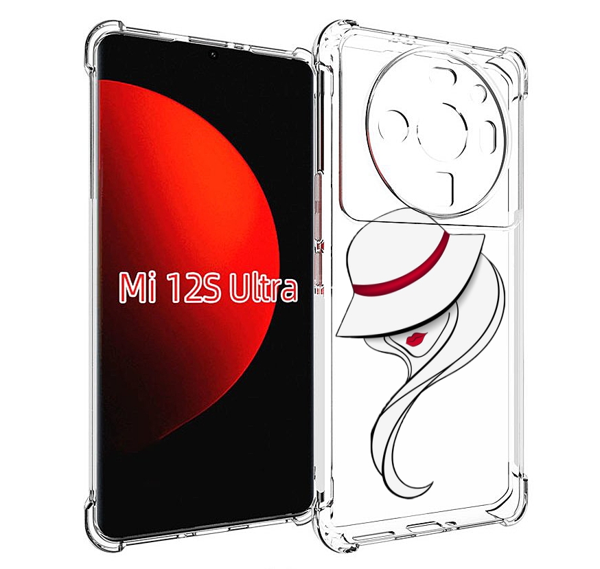 

Чехол MyPads Лого женский для Xiaomi 12S Ultra, Прозрачный, Tocco