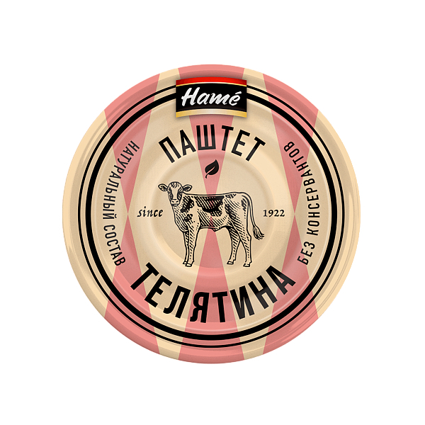 

Паштет Hame из телятины, 100 г