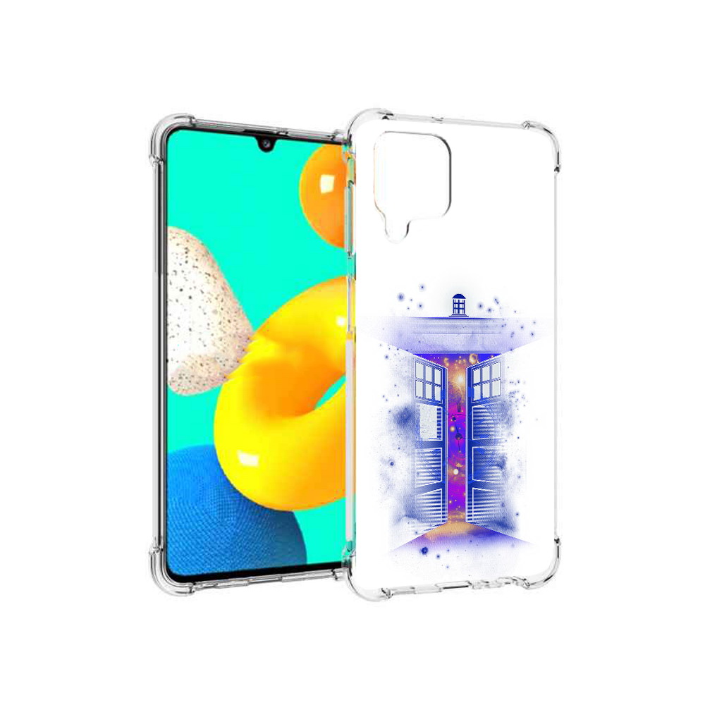 

Чехол MyPads Tocco для Samsung Galaxy M22 фиолетовый уголок абстракция (PT226931.524.659), Прозрачный, Tocco
