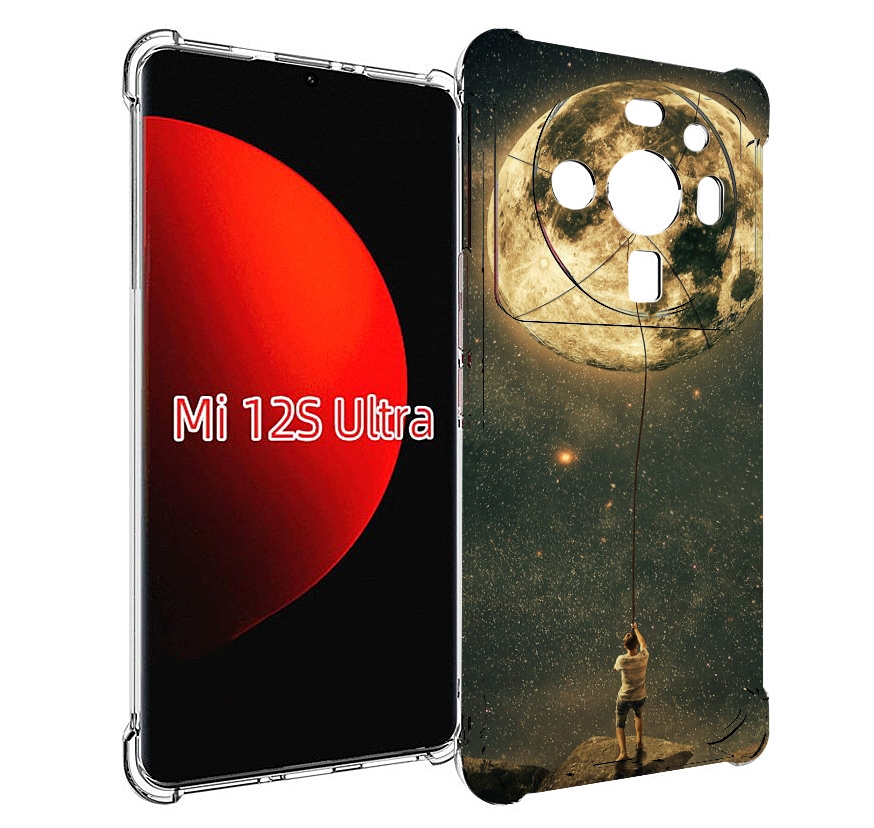 

Чехол MyPads Луна-светит для Xiaomi 12S Ultra, Прозрачный, Tocco