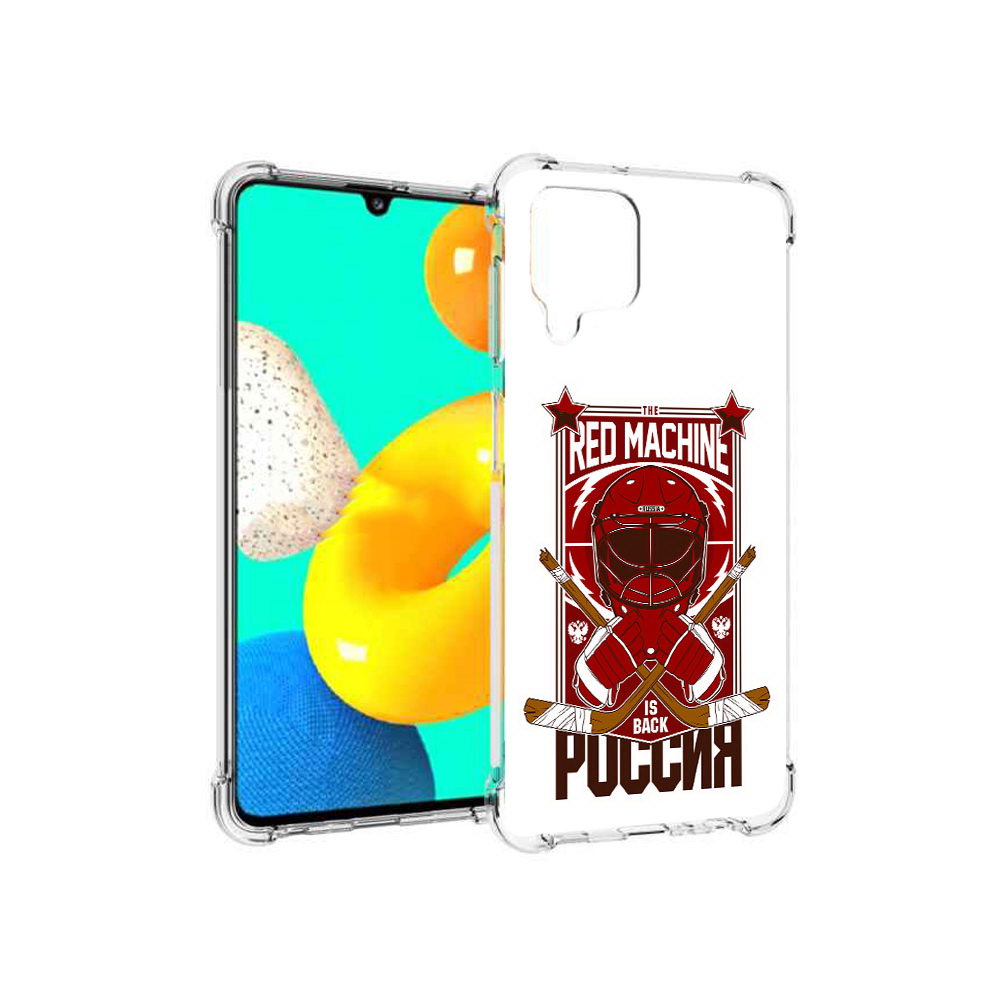 

Чехол MyPads Tocco для Samsung Galaxy M22 хоккей россия (PT226931.524.666), Прозрачный, Tocco