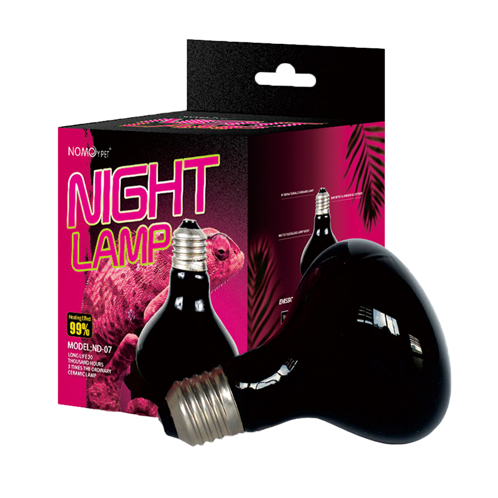 Лампа для террариума Nomoy Pet Night lamp, лампа лунного света, 25 Вт, 8x11 см