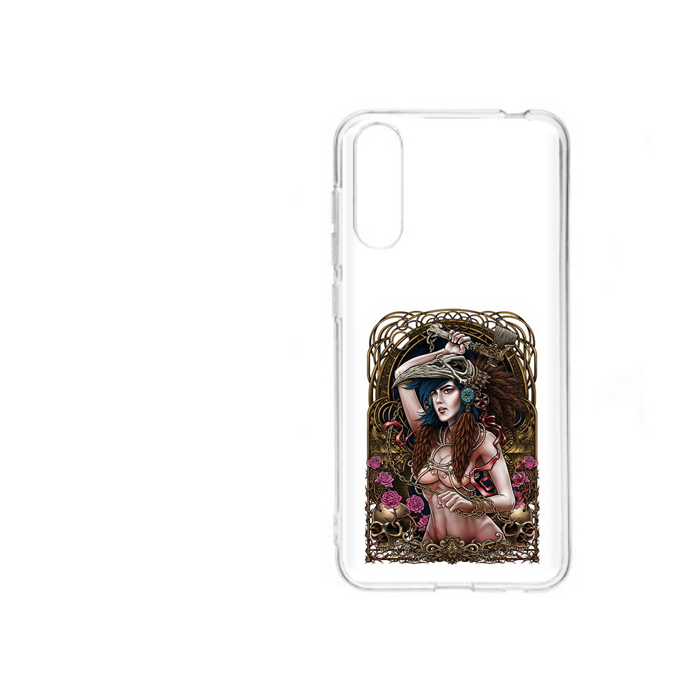 

Чехол MyPads Tocco для ZTE Blade A7 2020 красивая девушка рисунок (PT142232.471.407), Прозрачный, Tocco