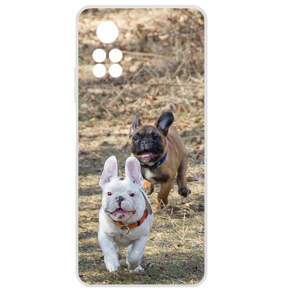 

Чехол-накладка Krutoff Clear Case Догонялки для Xiaomi Redmi Note 12 Pro 4G, Прозрачный