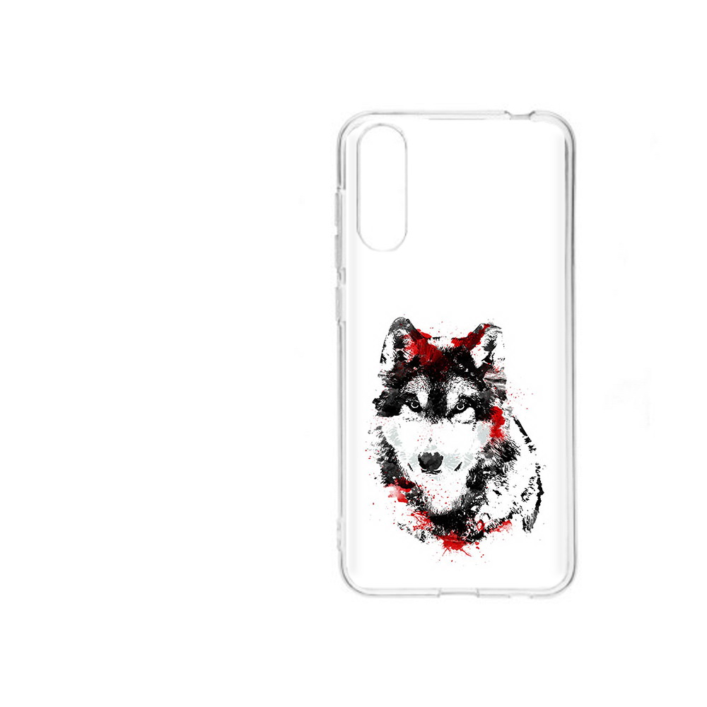 

Чехол MyPads Tocco для ZTE Blade A7 2020 кровавый волк (PT142232.471.416), Прозрачный, Tocco
