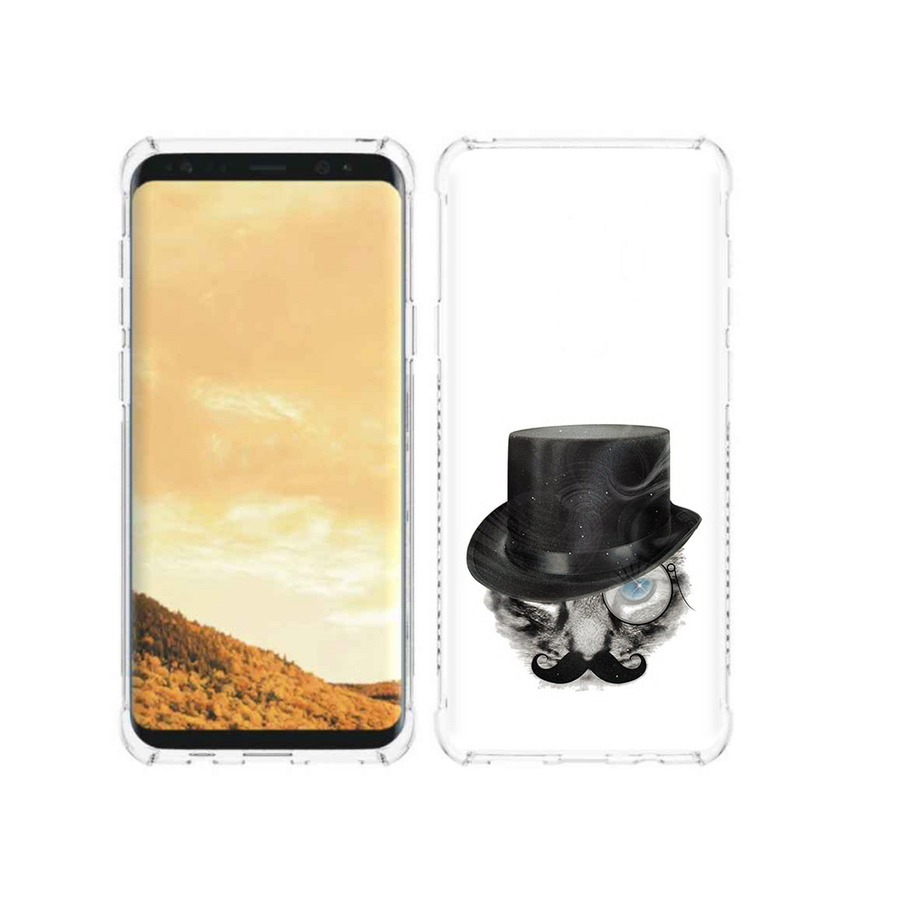 

Чехол MyPads Tocco для Samsung Galaxy S9 интелегентный кот (PT98329.588.378), Прозрачный, Tocco