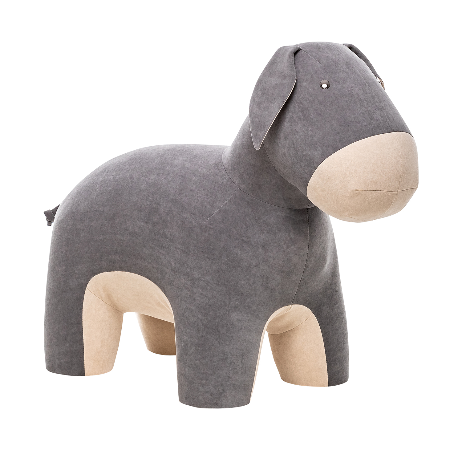 

Пуф Leset Burro 85х43х75 omega 04/omega 02, Серый, Burro