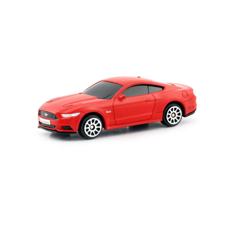 Машина металлическая RMZ City 1:64 Ford Mustang 2015 красный матовый 344028SM(A) машина металлическая автоград ford mustang 1 64 красный 7152995