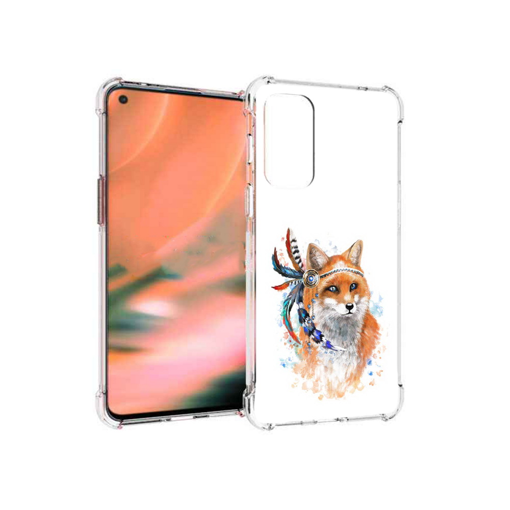 

Чехол MyPads Tocco для OnePlus Nord 2 5G инду лиса (PT161451.125.377), Прозрачный, Tocco