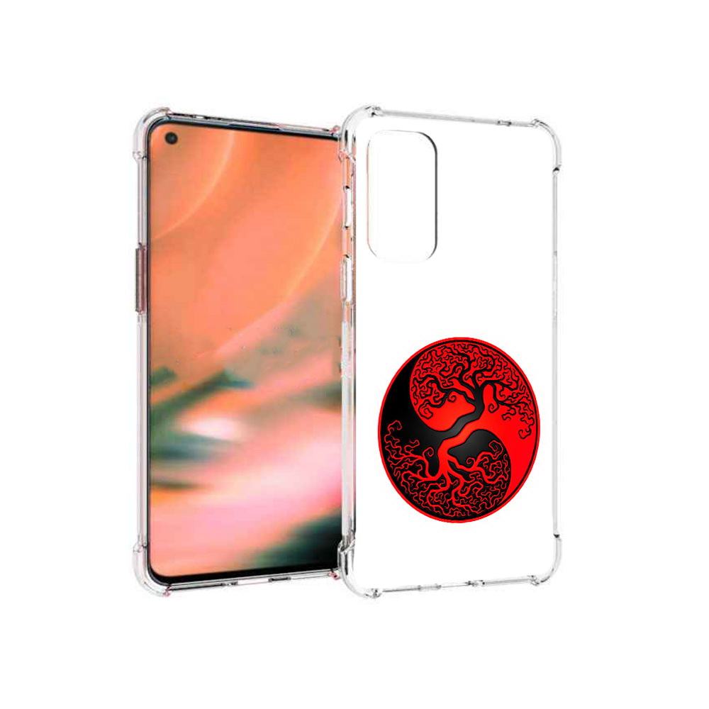 

Чехол MyPads Tocco для OnePlus Nord 2 5G инь янь дерево (PT161451.125.379), Прозрачный, Tocco