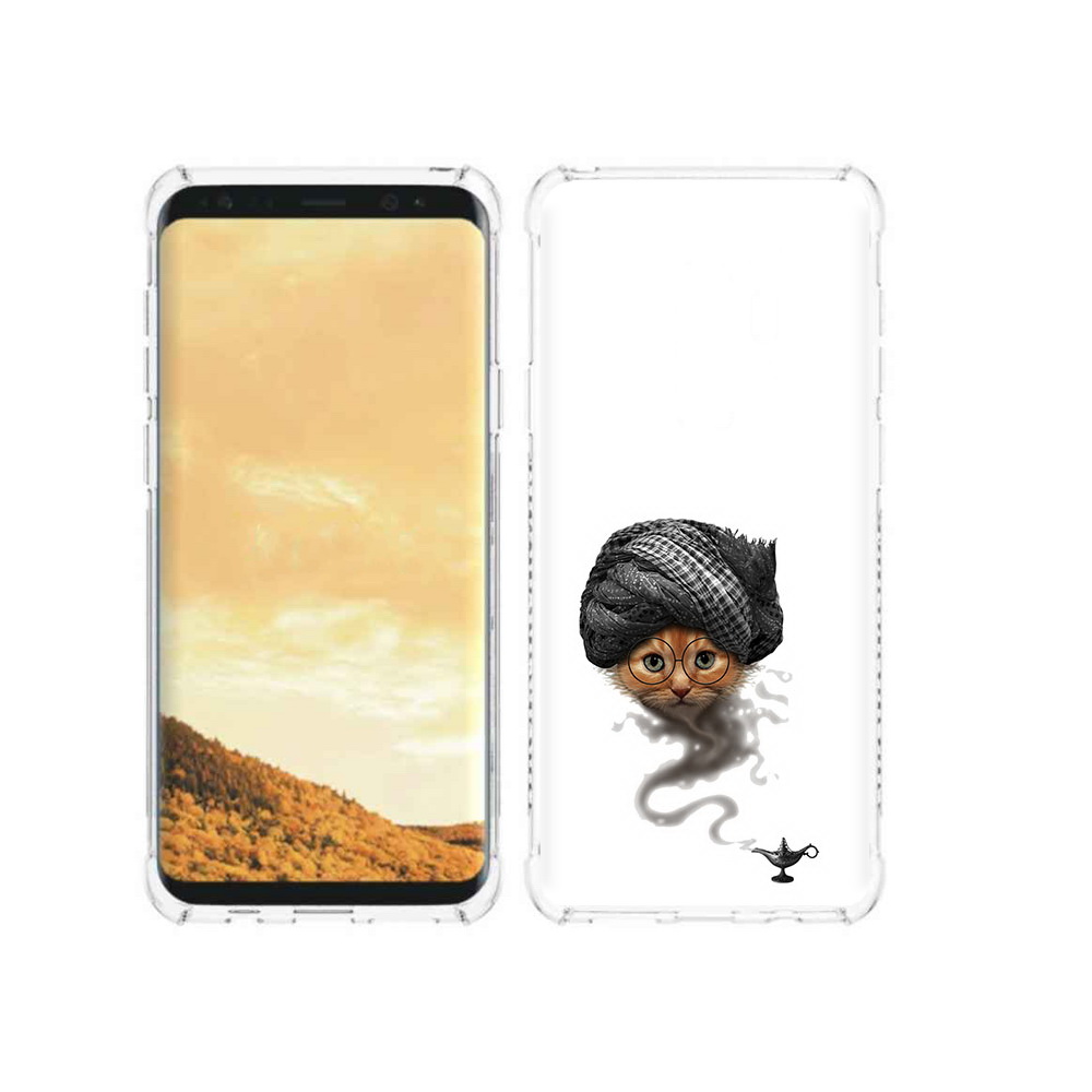 

Чехол MyPads Tocco для Samsung Galaxy S9 кот джин (PT98329.588.398), Прозрачный, Tocco