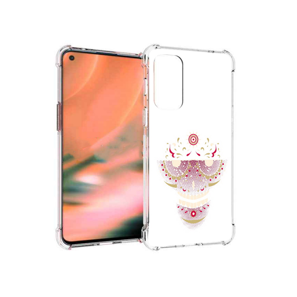 Чехол MyPads Tocco для OnePlus Nord 2 5G карнавальный скелет абстракция (PT161451.125.386)