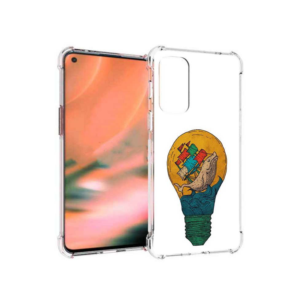 Чехол MyPads Tocco для OnePlus Nord 2 5G кит в лампочке с парусами (PT161451.125.387)