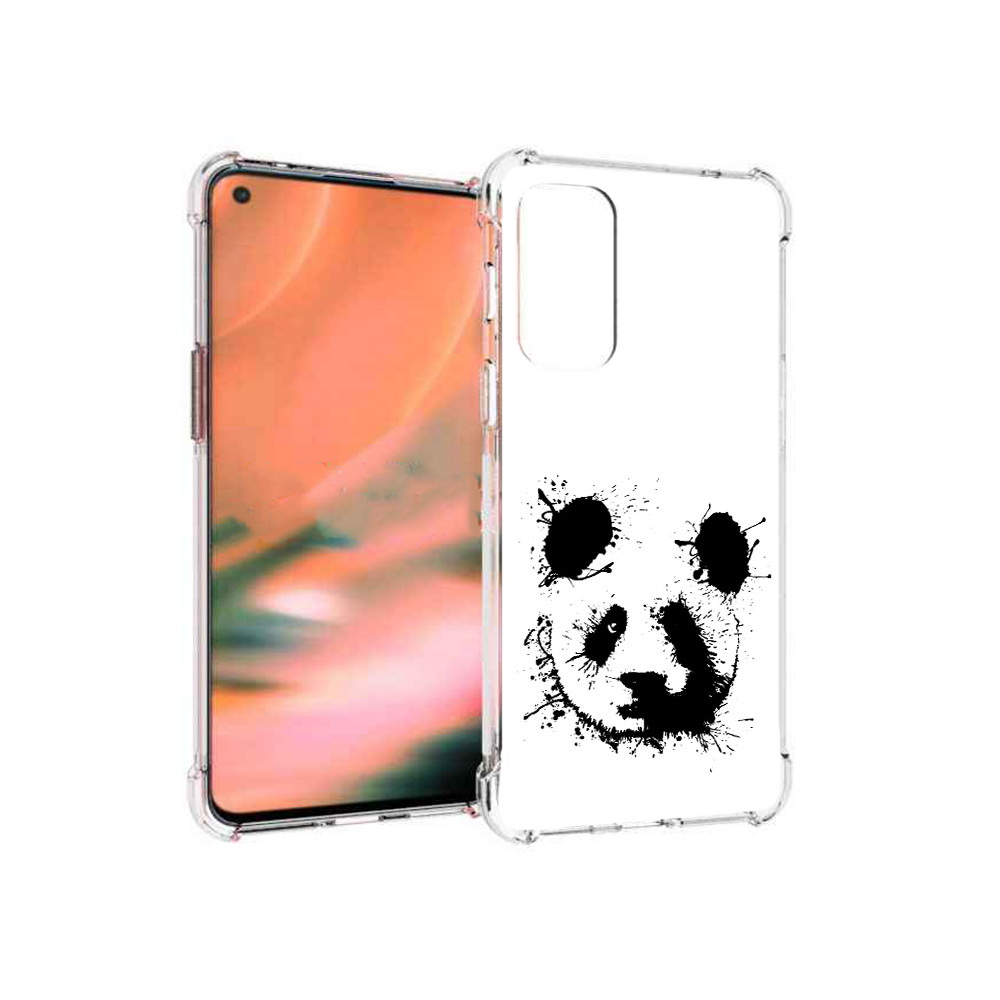

Чехол MyPads Tocco для OnePlus Nord 2 5G клякса-панда (PT161451.125.389), Прозрачный, Tocco