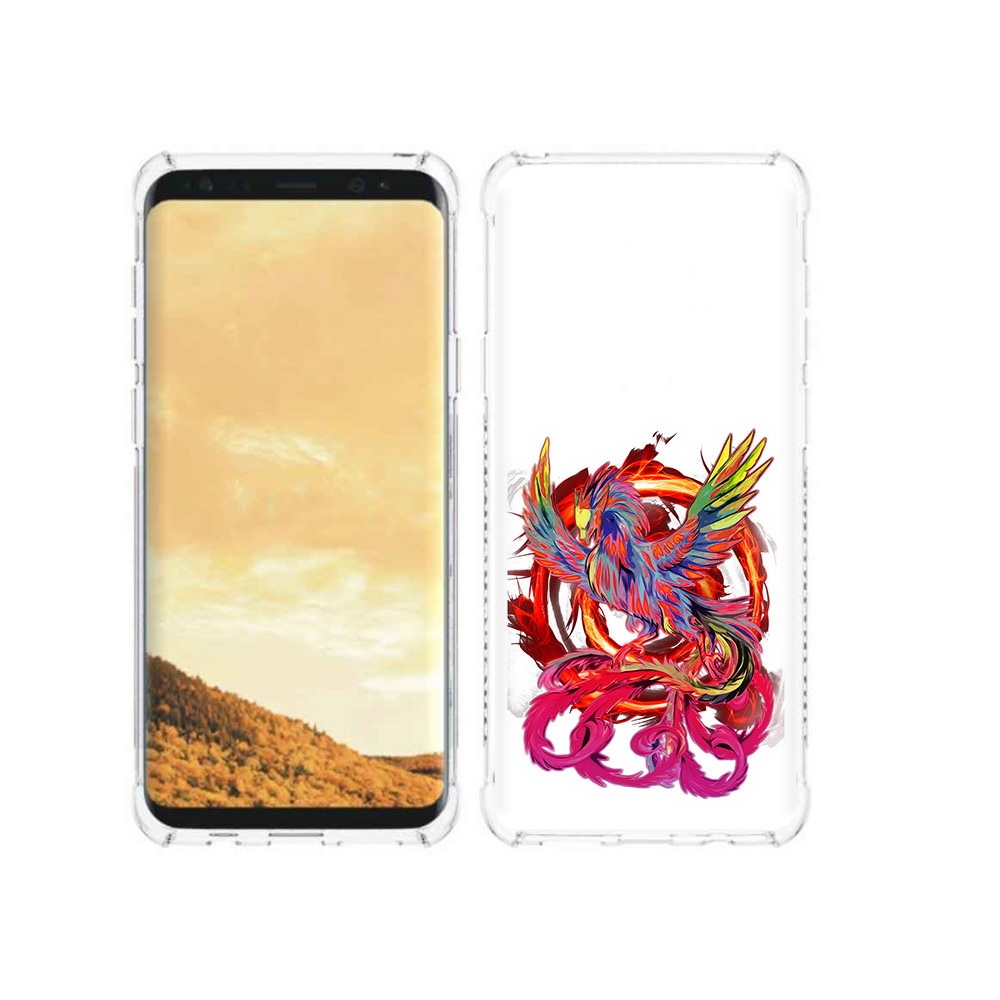 Чехол MyPads Tocco для Samsung Galaxy S9 красочный феникс (PT98329.588.414)