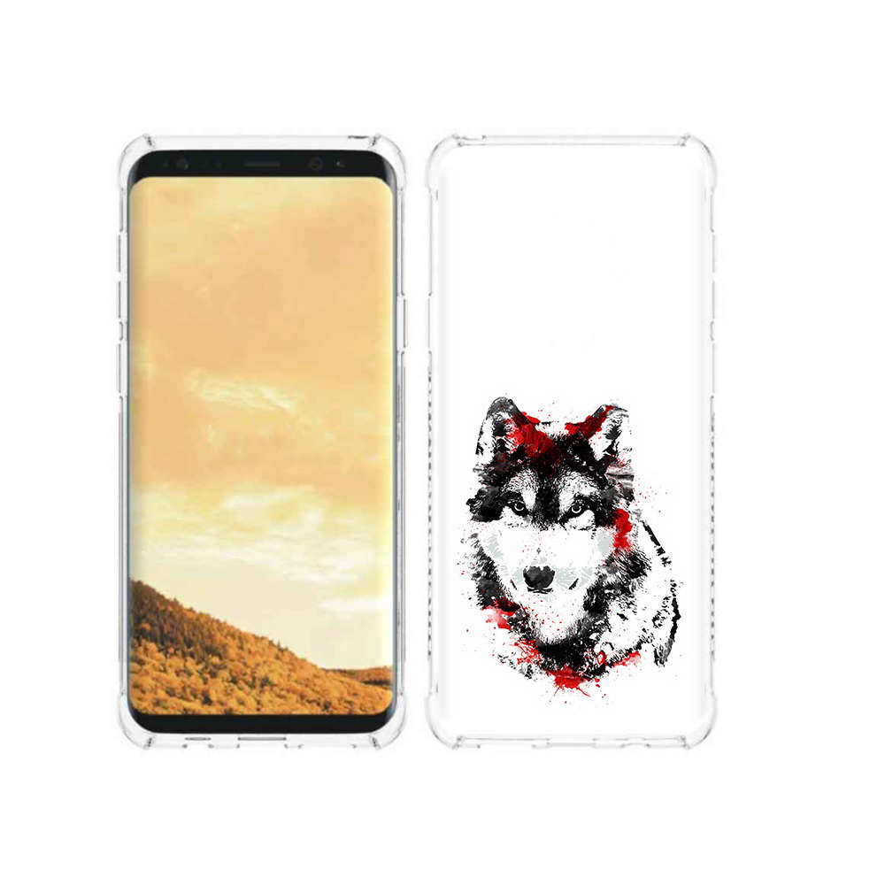 

Чехол MyPads Tocco для Samsung Galaxy S9 кровавый волк (PT98329.588.416), Прозрачный, Tocco
