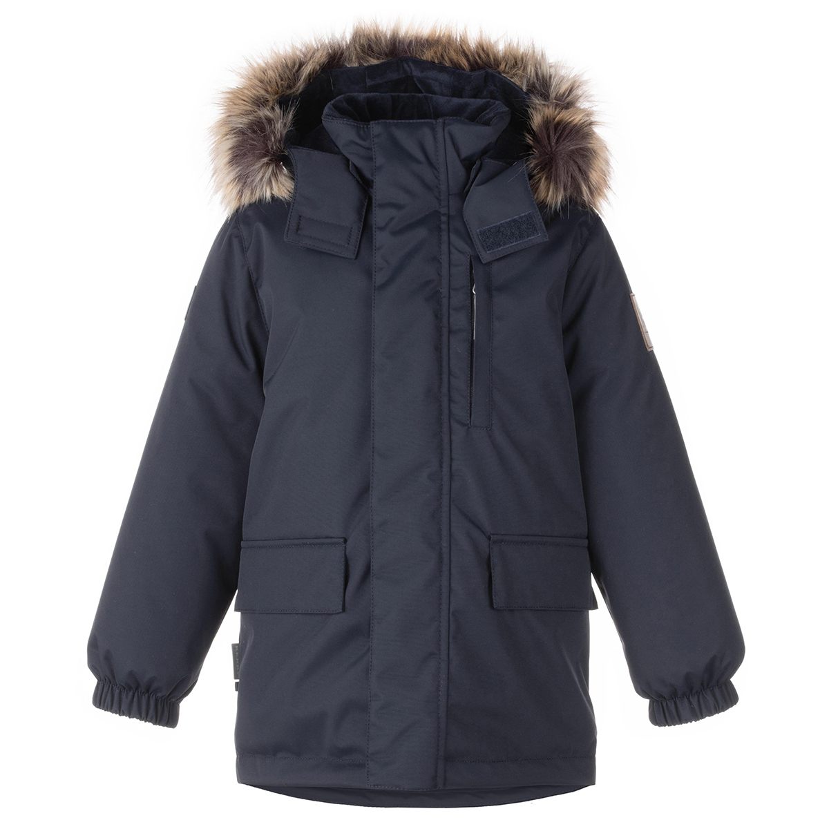 Парка детская KERRY Snow K23441, 950-мокрый асфальт, 116 куртка quiksilver travis rice snow jacket for boy s insignia blue р 12