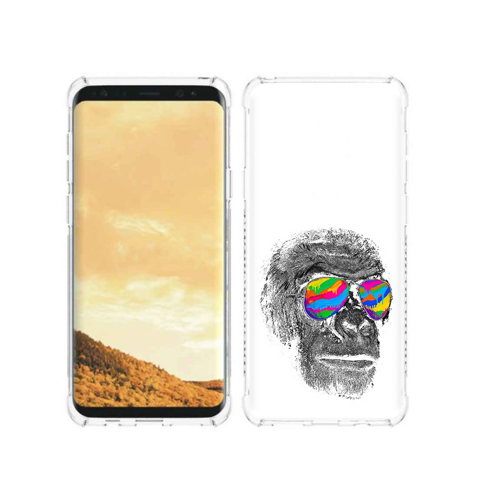 

Чехол MyPads Tocco для Samsung Galaxy S9 крутая обезьяна в очках (PT98329.588.422), Прозрачный, Tocco