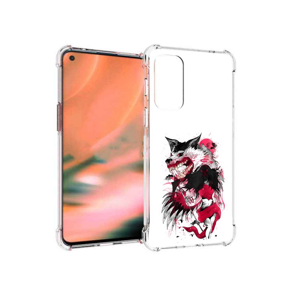 

Чехол MyPads Tocco для OnePlus Nord 2 5G красная шапочка (PT161451.125.410), Прозрачный, Tocco
