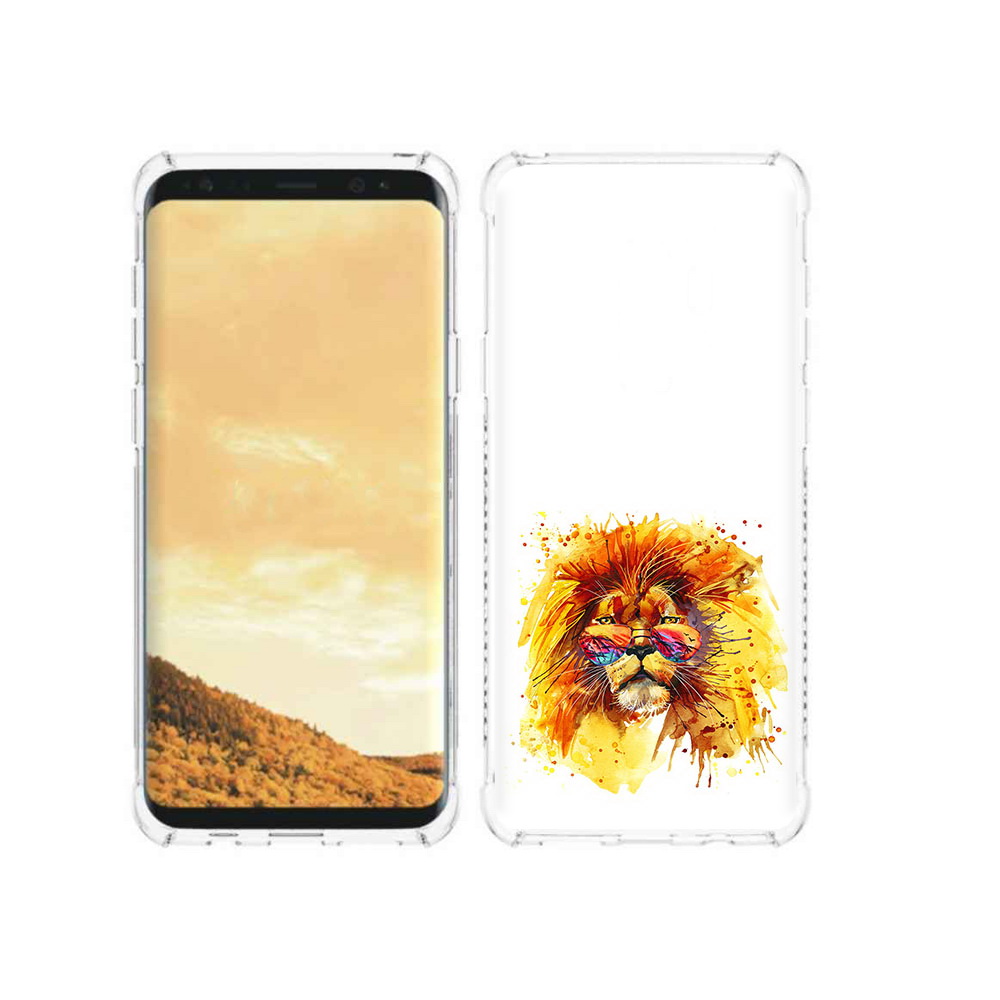 

Чехол MyPads Tocco для Samsung Galaxy S9 лев в очках (PT98329.588.436), Прозрачный, Tocco