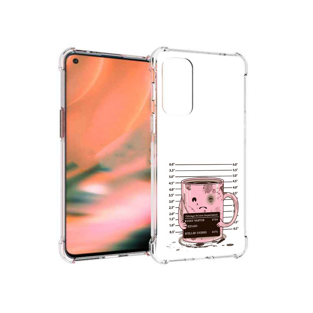 

Чехол MyPads Tocco для OnePlus Nord 2 5G кружка (PT161451.125.420), Прозрачный, Tocco