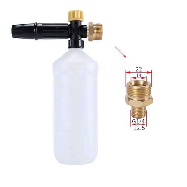 Пенная насадка TavZar М22х1,5мм, на Зубр, BOSH, BORT,Kranzle M22PLAST