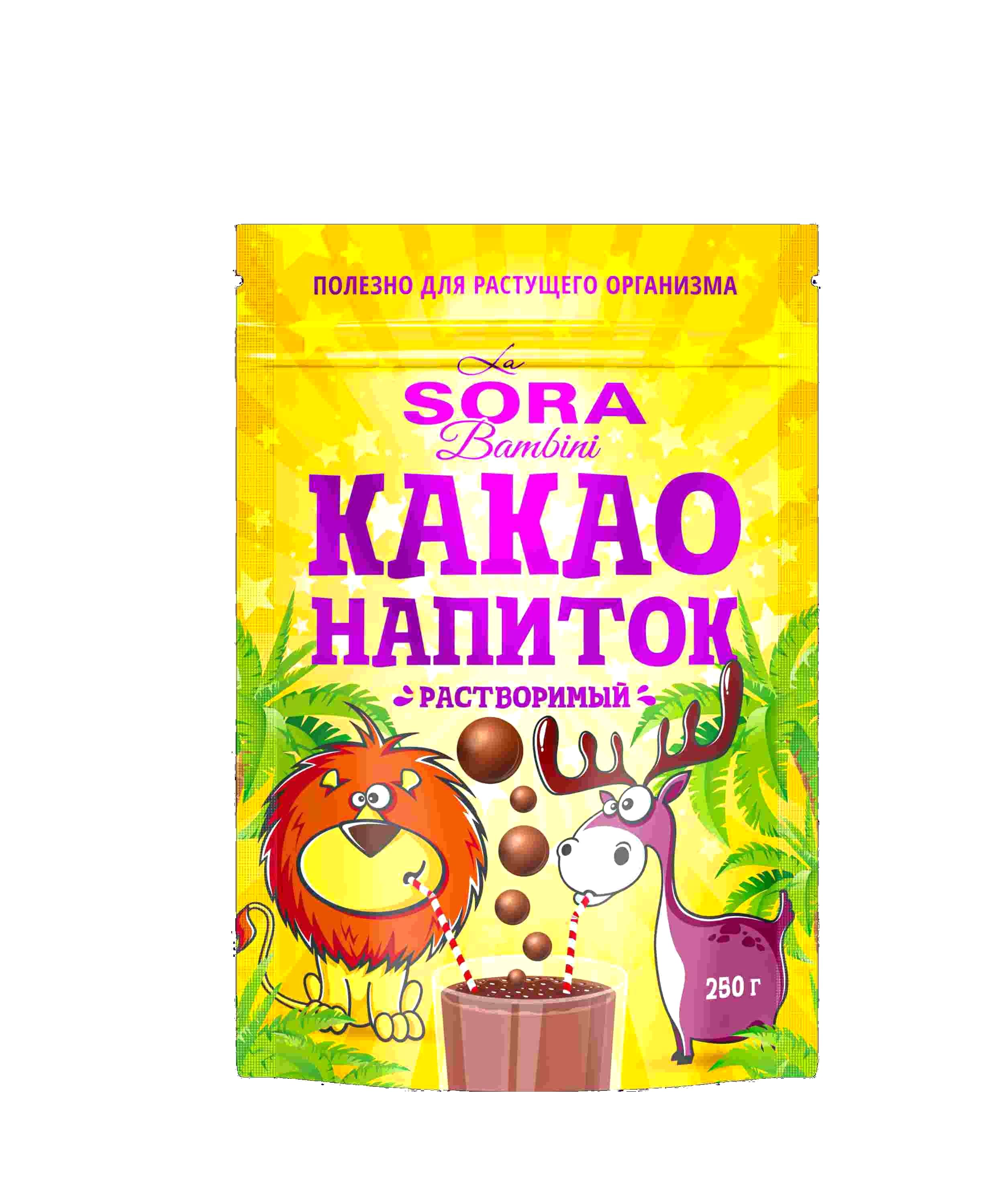 Какао-напиток La Sora Bambini 250 г 140₽