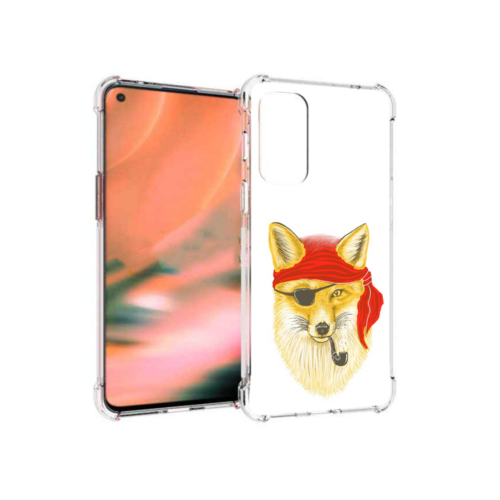 

Чехол MyPads Tocco для OnePlus Nord 2 5G лиса-пират (PT161451.125.440), Прозрачный, Tocco